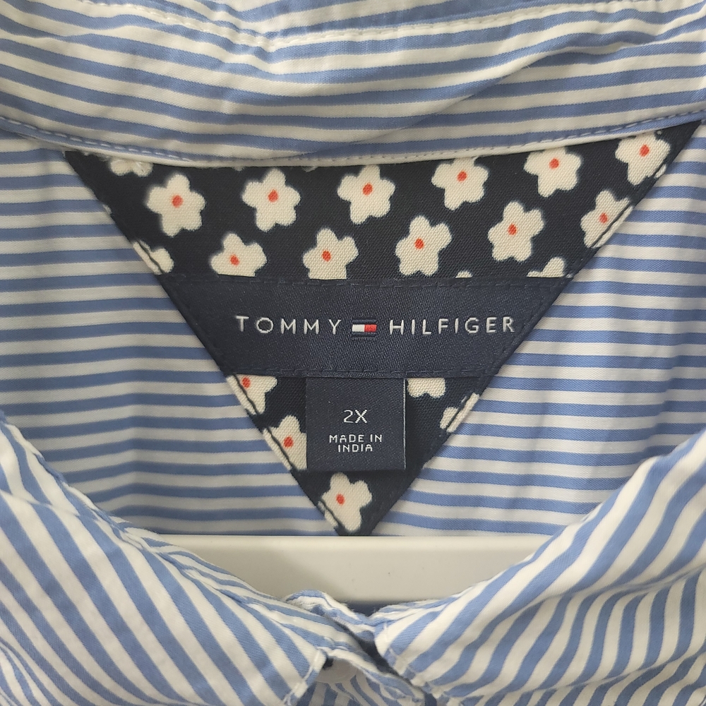 Tommy Hilfiger Blue Striped Shirt
